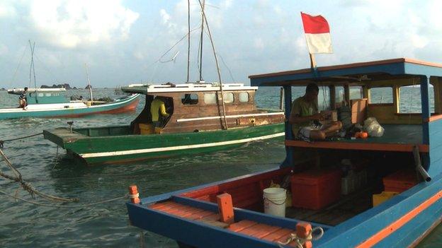 Picture of Natuna fishermen