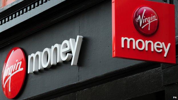 Virgin Money shop signs