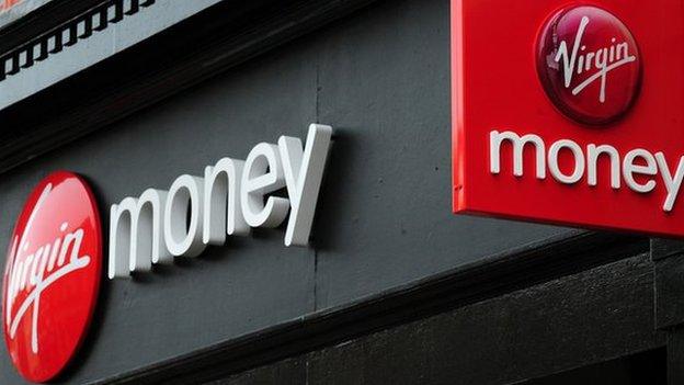 Virgin Money shop signs