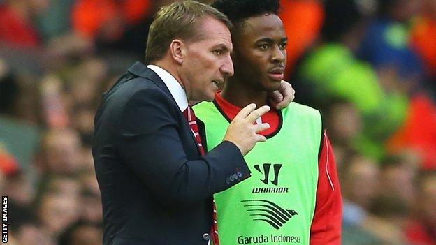 Brendan Rodgers and Raheem Sterling