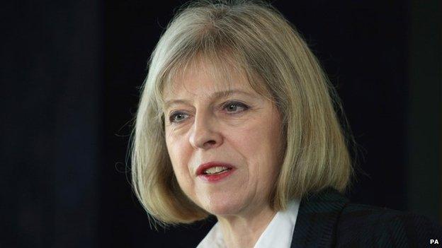 Home Secretary Theresa May