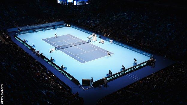 The ATP Tour finals at the O2 Arena