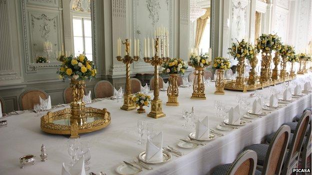 The state dining room