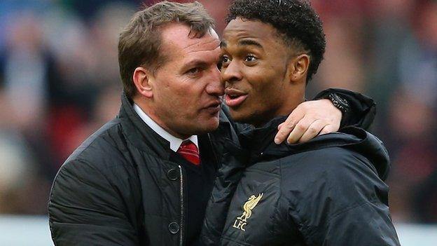 Brendan Rodgers and Raheem Sterling