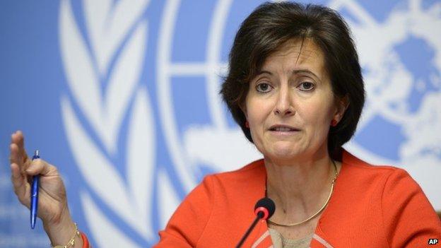 Head of global response and alert at the WHO, Isabelle Nuttall, 16 October 2014