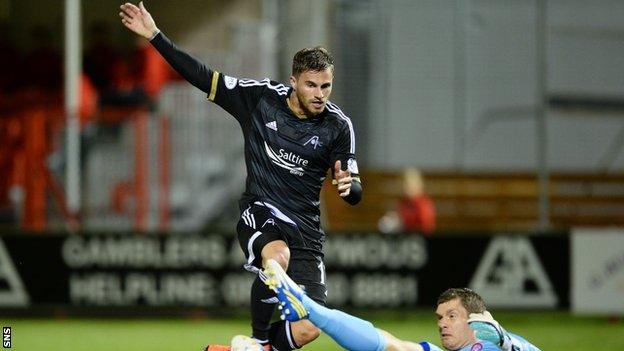 Aberdeen forward David Goodwillie