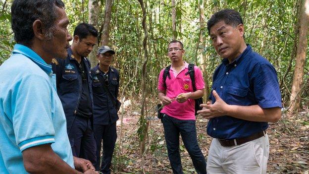 Manit Pianthiong, local district chief in Takua Pa on October 2014