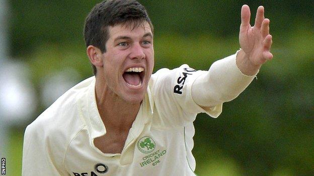 Irish spinner George Dockrell signed a new contract with Somerset earlier this month