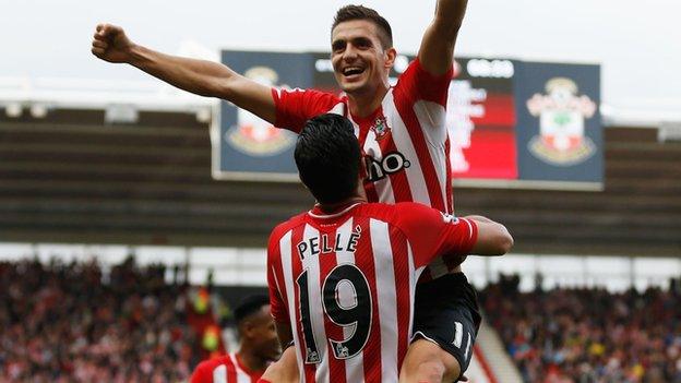 Dusan Tadic celebrates