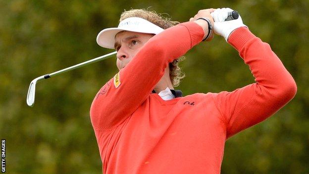 Joost Luiten during his victory over Pablo Larrazabal