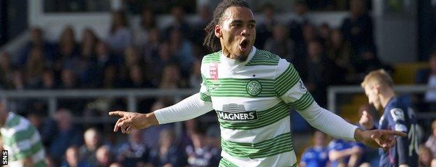 On-loan Manchester City defender Jason Denayer scored the fourth goal for Celtic in Dingwall