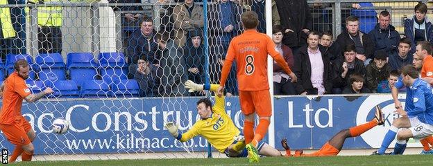 Murray Davidson scores for St Johnstone