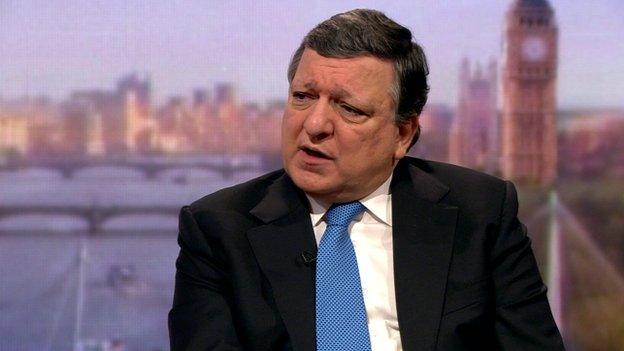 Jose Manuel Barroso on the Marr show