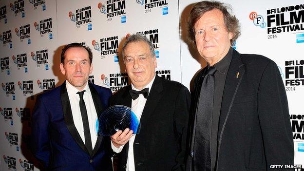 Ben Miller, Stephen Frears and Sir David Hare