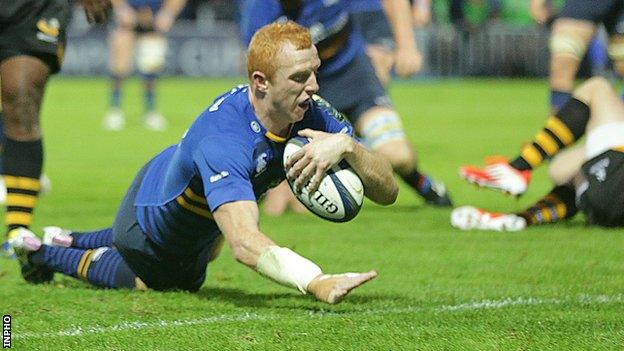 Darragh Fanning completes his brace in Leinster's win over wasps