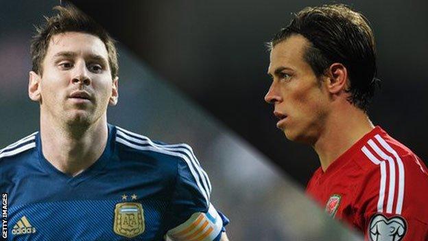 Lionel Messi and Gareth Bale