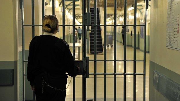 A prison officer at Wormwood Scrubs