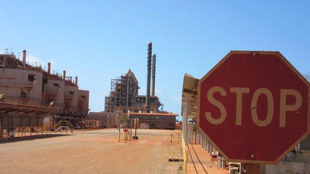 Rio Tinto refinery, Gove