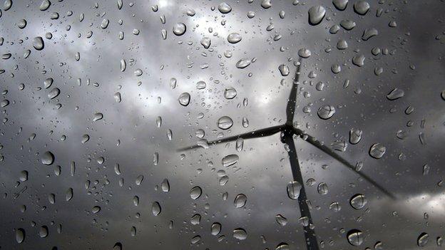 Rain and wind farm