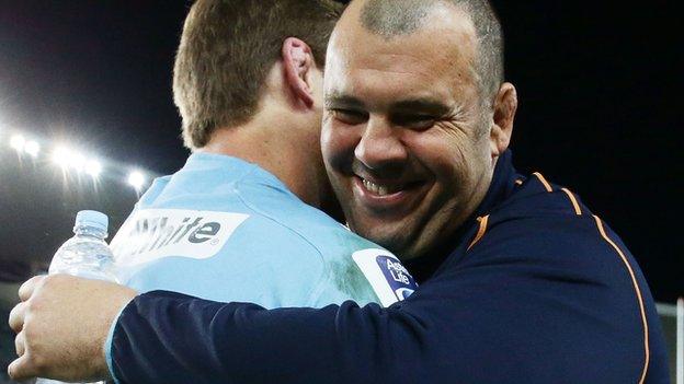 New South Wales Waratahs coach Michael Cheika