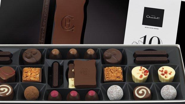 Hotel Chocolat chocolate box