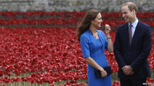 Prince William and the Duchess of Cambridge