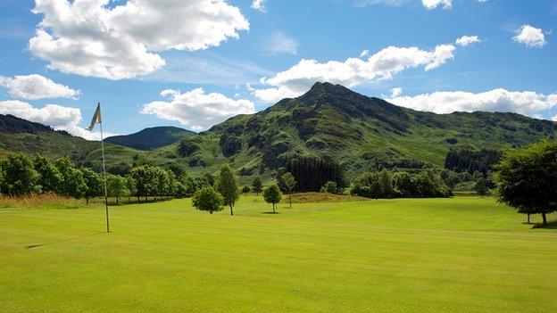 St Fillans golf course