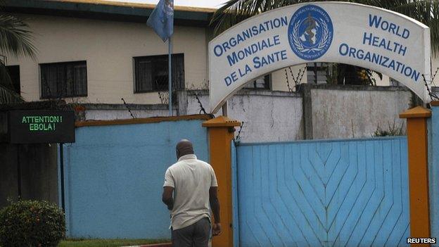 WHO compound in Abidjan, Ivory Coast. 15 Aug 2014