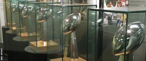 Steelers trophies