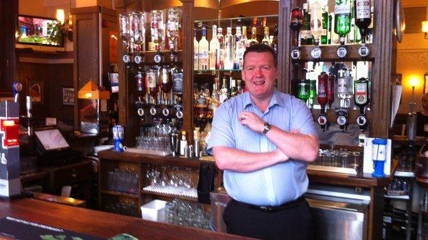 Peter Ross from the Railway Tavern has joined the SNP following the referendum