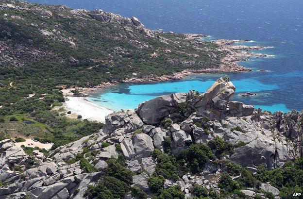 Corsica - beach and mountains