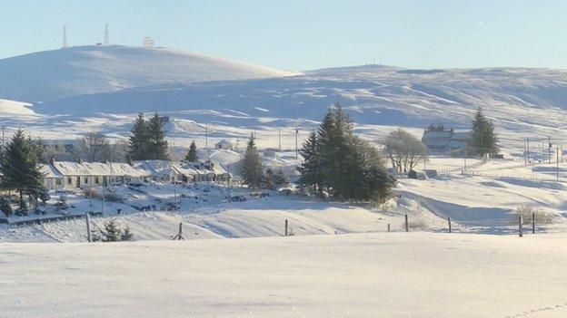 Lowther Hills in winter