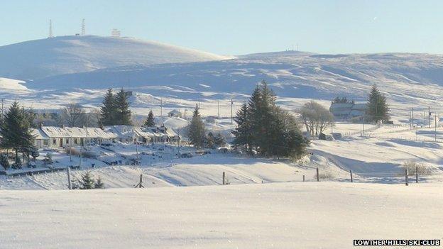 Lowther Hills in winter