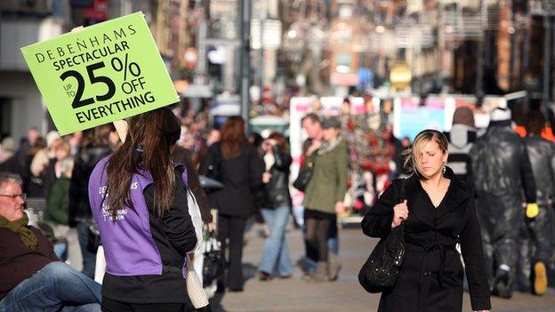 high street shopping