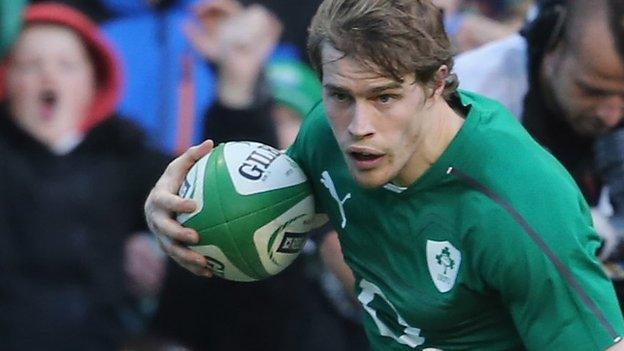 Andrew Trimble of Ireland and Ulster