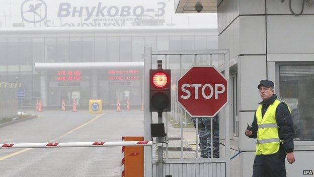 Vnukovo-3 airport outside Moscow, Russia