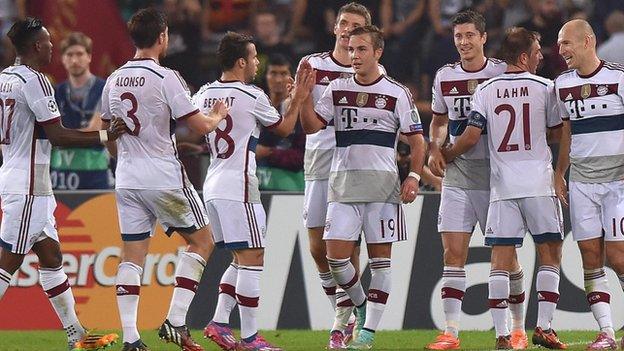 Bayern Munich celebrate