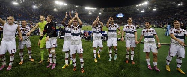 Bayern Munich celebrate