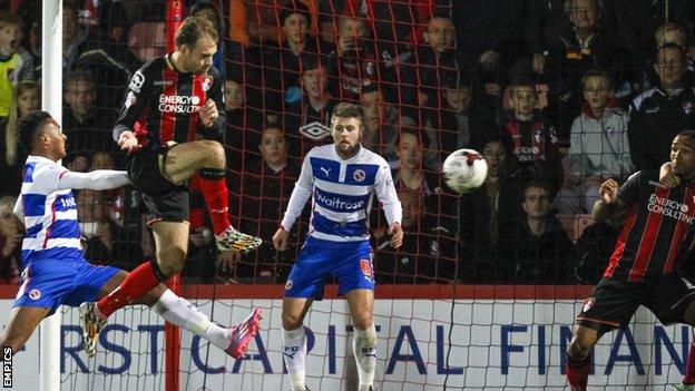 Brett Pitman scores for Bournemouth