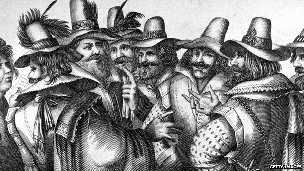 The Gunpowder Plot conspirators