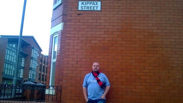 Gaz Stevenson in Kippax Street