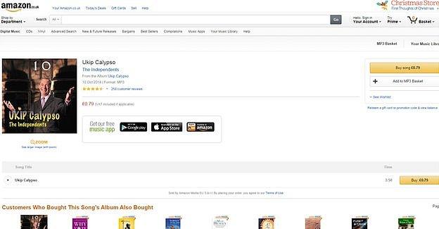 UKIP Calypso in Amazon