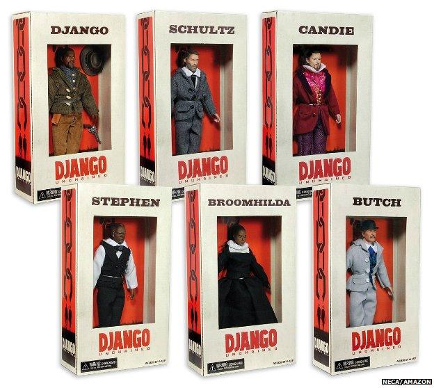 Django Unchained action figures