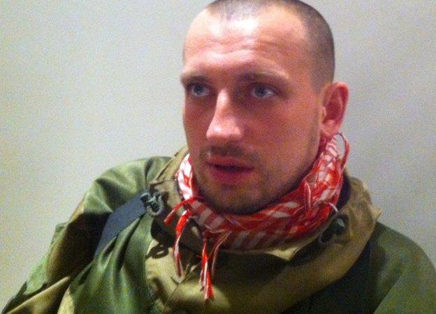 Alexander Matyushin, who commands just over 100 pro-Russian rebels