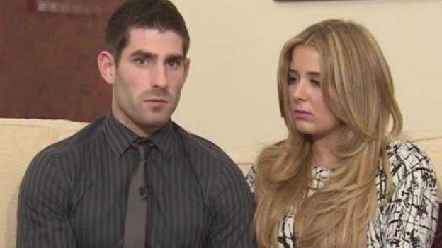 Ched Evans and his girlfriend Tasha
