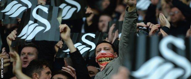 Swansea City fans