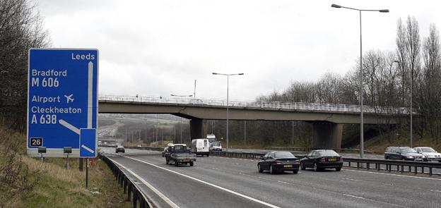 Motorway outside Leeds