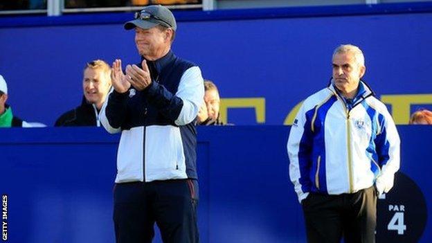 Tom Watson (left) and Paul McGinley