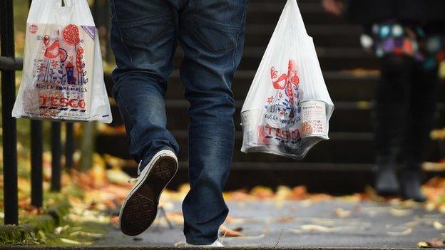 Tesco shoper, Glasgow