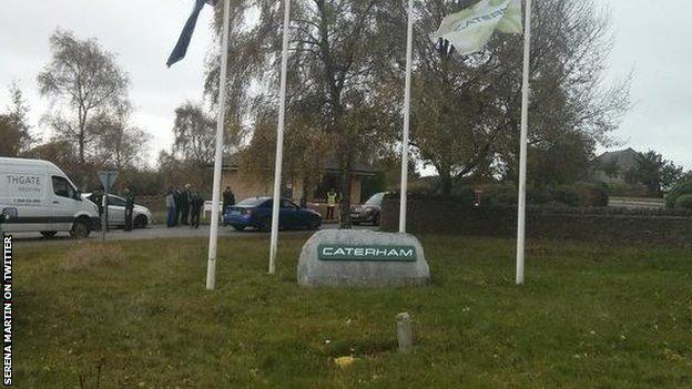 Caterham F1 factory